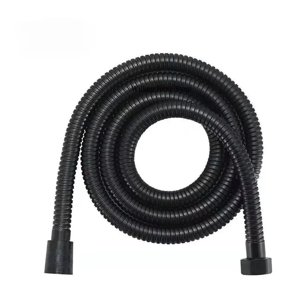 Duschschlauch 2M Schwarz Silber, Flexibler Edelstahl Duschschlauch Fã¼R Badezimmer, Lange Duschrohrverlã¤Ngerung 1,5/2M 6038364888792