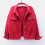 (M, Red) Women Spring And Autumn Coats Warm Solid Long Sleeve Denim Jacket Outerwear 1