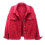 (L, Red) Women Spring And Autumn Coats Warm Solid Long Sleeve Denim Jacket Outerwear 2