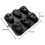 Skull Cake Pan Silicone Skull Cakelet Mold Skull Pirate Cake Tin Baking Pan 3
