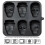 Skull Cake Pan Silicone Skull Cakelet Mold Skull Pirate Cake Tin Baking Pan 4