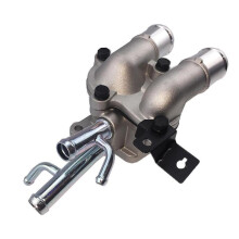 2562026160 Aluminum Thermostat Housing Engine Coolant Water Pump Outlet Fit for Hyundai Accent Matrix Kia Getz Rio 2562026120