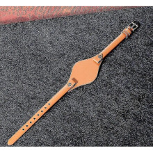 (Light brown) 8mm Women's Genuine Leather Strap for Fossil ES2830 ES3565 Watch Strap with Tray-Good