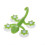 Gecko Powerful Plastic Four Suction Cups Hook Wall Hanger Decoration Bathroom 5