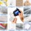 Upgraded Mini Inkjet Printer for All Materials, Fast-Drying SolventInk Cartridge & 28 Languages, Inkjet Coding Machine for Code Date Label Industry 4