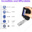 Upgraded Mini Inkjet Printer for All Materials, Fast-Drying SolventInk Cartridge & 28 Languages, Inkjet Coding Machine for Code Date Label Industry 5