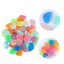 Aquarium Pebbles Large Luminous Resin Stones for Aquascaping and Decorative Landscape Projects