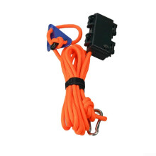 5m Tent Guy Line with Multi-Mode LED Lighting for Safety, Orange Color, Weather-Resistant Design