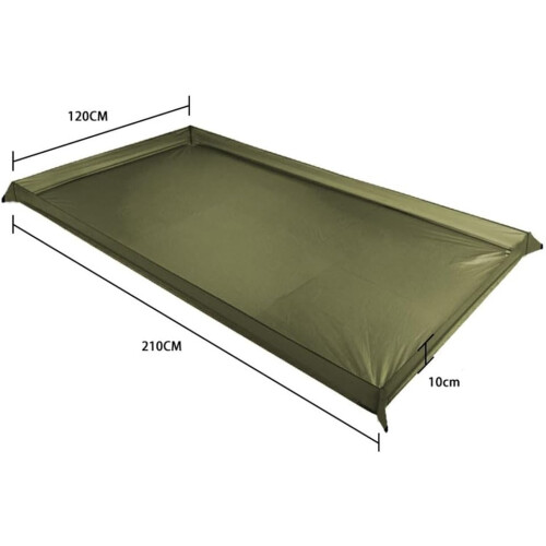 Waterproof Camping Ground Sheet with Elastic Bands for Secure Setup, 210D Material, Durable and Lightweight 1