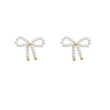 Faceted Protection Stone S925 Silver Gemstone Bracelet and Pearl Earrings Set for Women, High-End Light Luxury, White 1.9X2.2cm