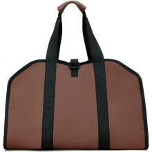 Firewood Storage Bags, Waterproof Log Tote Bag, Large Capacity Carry Bag for Firewood, Coffee Color, Outdoor Camping Use