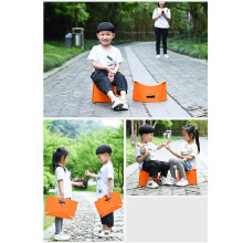 Mini Folding Stool 100kg Bearing Round Corner