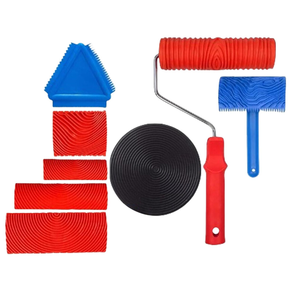 Praktische Holzkã¶Rner Trockenbauwã¤Nde Texturwalzen Mit Robuster Rahmen Tragbares Zubehã¶R Fã¼R Renovierungsprojekte 30Cm 6038364891075