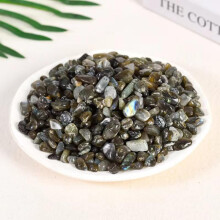 Gray Natural Crystal Gravel 7-9 mm Polished Aromatherapy Stone Natural Raw Stone Aquarium Decoration 200 g
