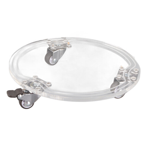 Round Transparent Acrylic Tray Heating and Cooling 2