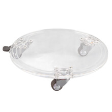 Round Transparent Acrylic Tray Heating and Cooling