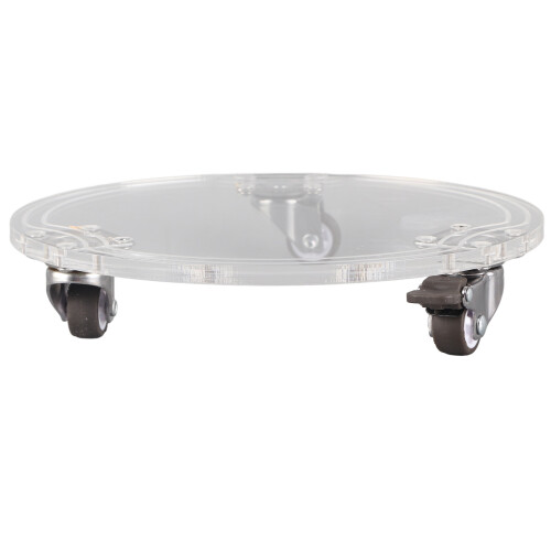 Round Transparent Acrylic Tray Heating and Cooling 1