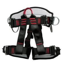 Climbing Harness Adjustable Chair Style, Thick Protective Gear for Adults, Large Size for Hiking and Safety
