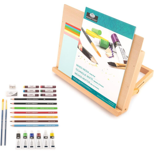 Royal & Langnickel Mixed Media Art Set with Table Easel
