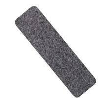 Self-Adhesive Stair Tread Mats - 7 Piece Dark Grey Non-Slip Pads for Indoor Noise Protection, Residue-Free Application