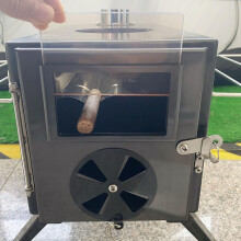 Wood Burning Stove Door Glass High Temperature Resistant 11.5x6.7cm Outdoor Firewood Grill Compatible Glass Panel
