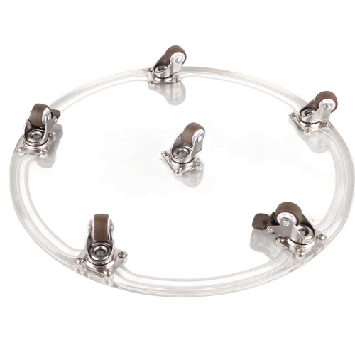 Round Transparent Acrylic Tray Heating and Cooling 2