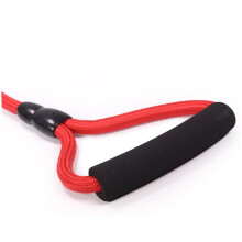 Heavy Long Padded Dog Lead for Training Medium to Large Dogs - Durable Red Leash with Comfortable Grip and 6 Foot Length