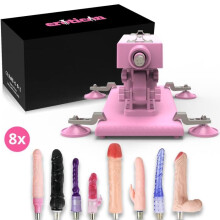 Macchina sessuale - Reid - 8 dildo intercambiabili - Velocità fino a 440 colpi/min - Unisex