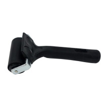 Automatic Stamping Tools for Stickers, Black Rubber Roller, 15.00x10.00x4.00cm, Ideal for Marking and Embossing