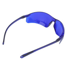 UV-beschichtete Golfbrille zum Ballauffinden mit schwarzem Sportetui