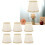 6PCS Set Small Lamp Shade Modern Style Cloth Clip 10