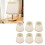 6PCS Set Small Lamp Shade Modern Style Cloth Clip 11