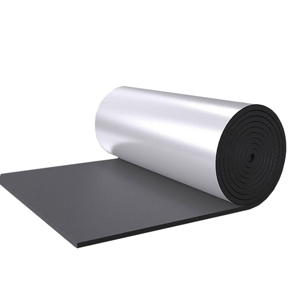 Double Reflective Insulation Roll 1Mx2m, 5Mm Thick Self Adhesive Aluminium Thermal Soundproof Film For Weather Protection 6038364894519