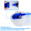 Hydrationsblase 750ML, auslaufsicherer Wasserpack, Transparent 9