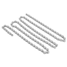 11-Gang Fahrradkette 1/2x11/128 Zoll, 116 Glieder, Silber