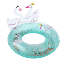 Inflatable Swim Rings for Pool Fun, Beach Parties - Colorful Float Toys for Kids, Durable and Lightweight