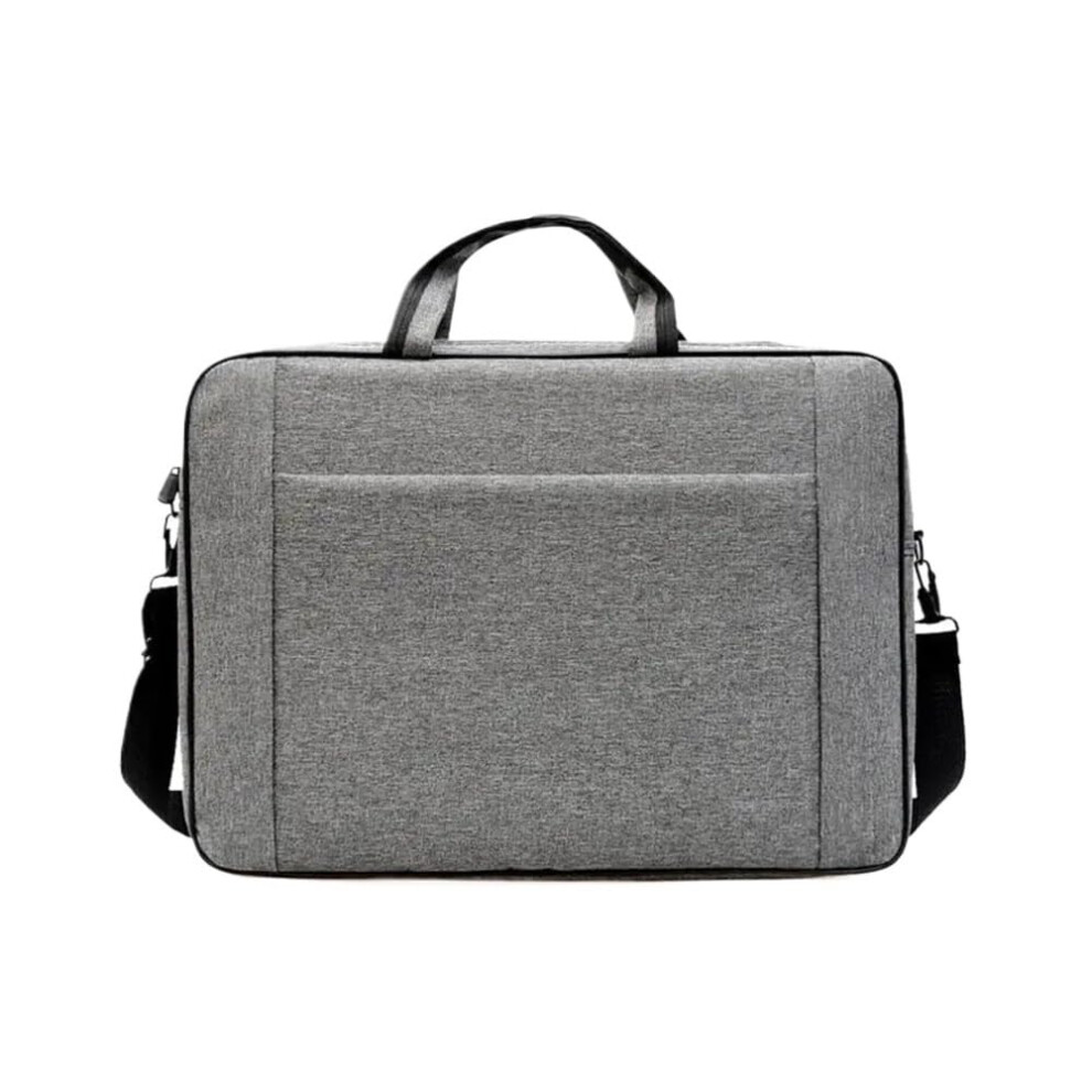 Laptop Bag 15.6 Inch Shockproof Sleeve Shoulder Tote For Computer Notebook, Business Case With Handle Grey 6947110760063