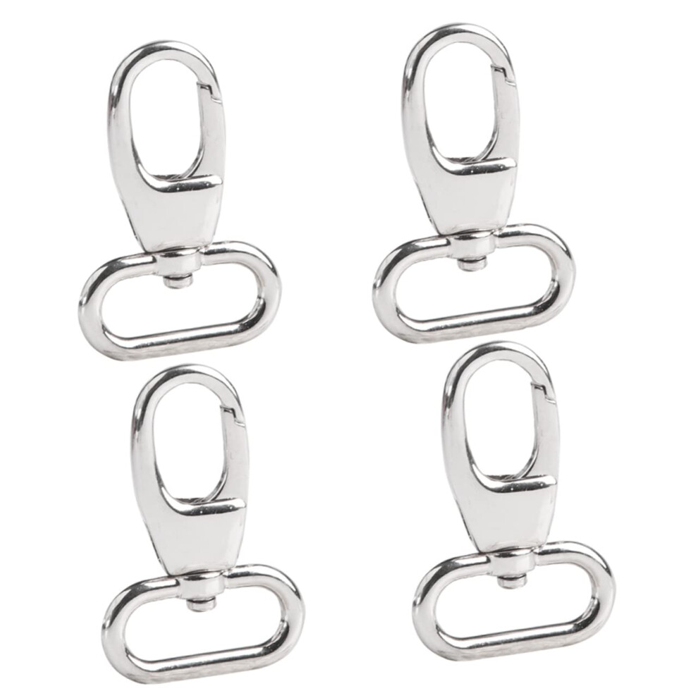 Pack Of 4 Lightweight Bag Carabiner Hooks With Swivel Lobster Clasp For Quick Release On Shoulder Bags And Backpacks 6947110760087