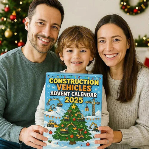 Construction Vehicles Advent Calendar 2025 2