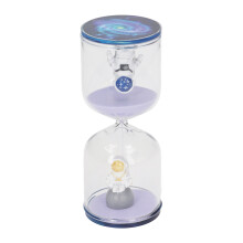 Decorative Sand Timer Clock Space Man Educational