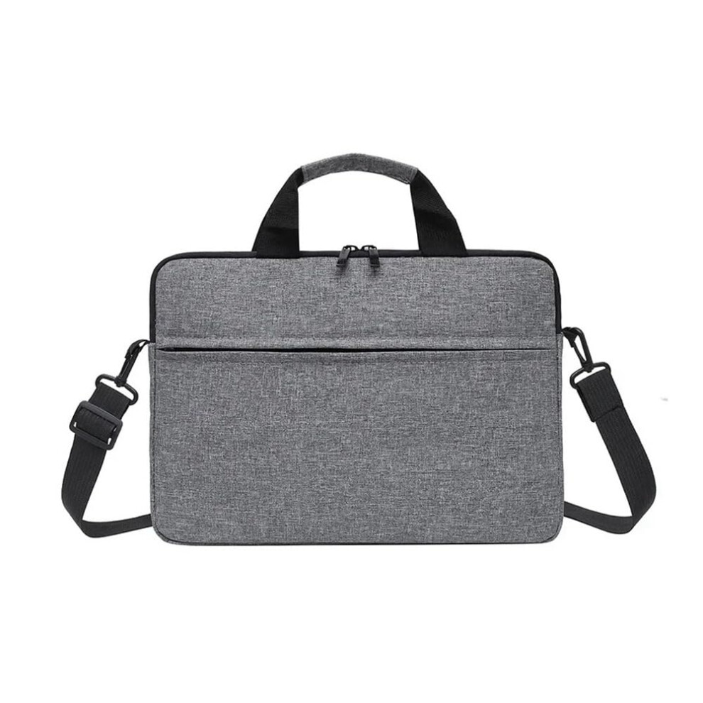 13" 17" Laptop Carrying Case Water Resistant Fabric With Shoulder Strap For Business And School Use Dark/Gray 6038364895318
