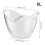Ice Bucket 8L Acrylic with Portable Handle for 12