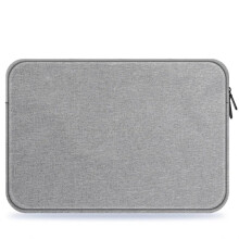 Waterproof Laptop Sleeve for Tablets 28.9 cm to 40.6 cm, Fits 14-15.4 Inch Devices, Light Gray, Universal Compatibility