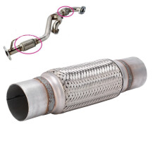 2,5 x 12 Zoll Edelstahl Flexrohr für Autoabgasanlage mit Partikelfilter