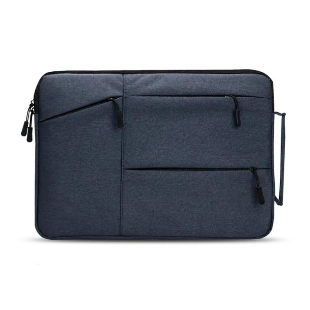 Laptop Bag For 13-15.6 Inch Laptops And Tablets, Durable Water-Resistant Fabric, Shoulder Strap, Business And School Use Blue 6038364895851