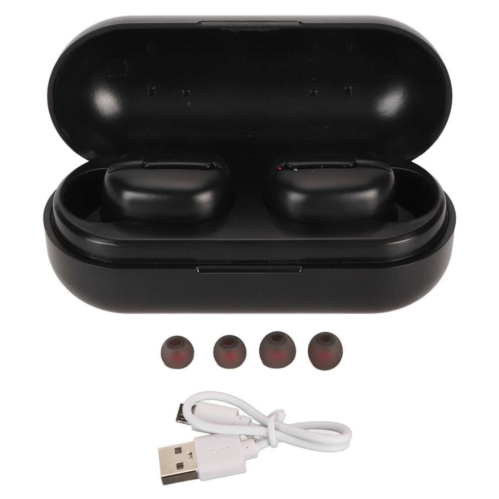 Bluetooth Translator Earbuds Support 74 Languages Black 8130196167095