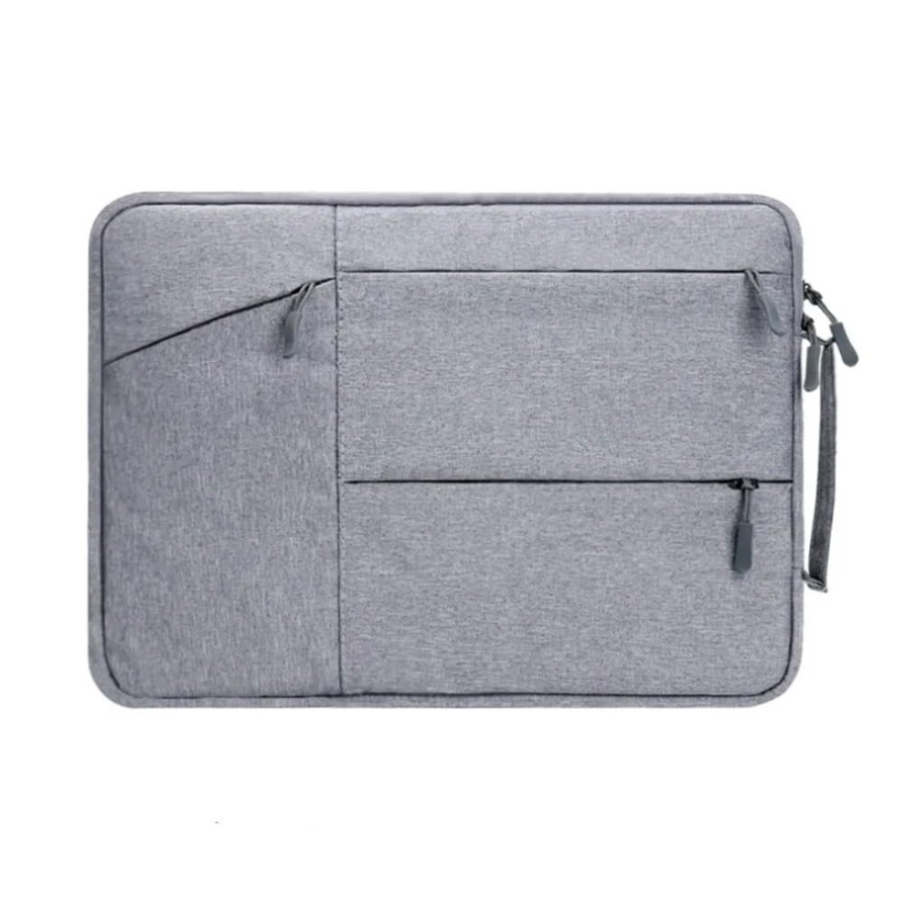 Laptop Bag For 13-15.6 Inch Laptops And Tablets, Durable Water-Resistant Fabric, Shoulder Strap, Light Grey 6038364895929