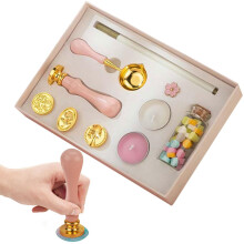 Wachssiegel-Set für Karten und Umschläge, 10 Stück in Rose, zartes Hochzeits-Wachssiegel für Grußkarten und Planer