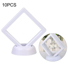 10pcs 3D Floating Frame Display Case Free Standing