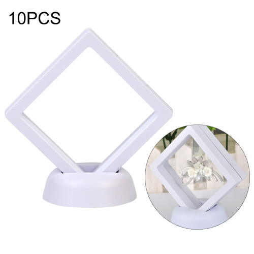10pcs 3D Floating Frame Display Case Free Standing